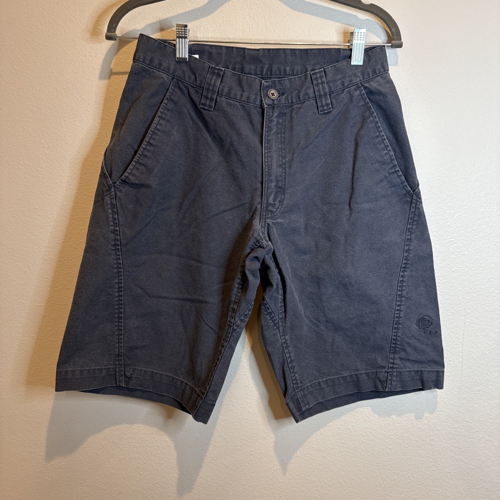 Vintage Patagonia Rhythm Organic Cotton Climbing Shorts 30 Blue 11" (fit small)‎